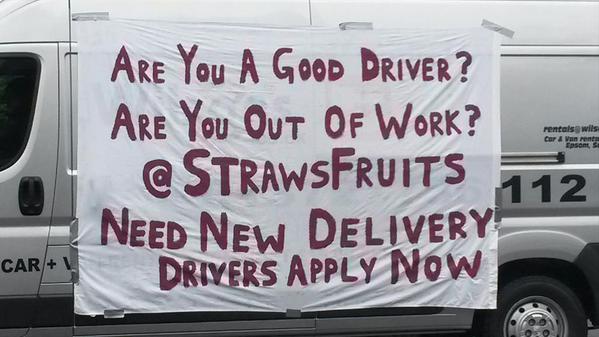 “<a href="/MirrorTV/">Mirror TV</a>: Cheeky firm offers Clarkson new job - as a DELIVERY DRIVER mirror.co.uk/tv/tv-news/for… ” &lt; This you <a href="/BobbyLD/">Bobby</a> ?