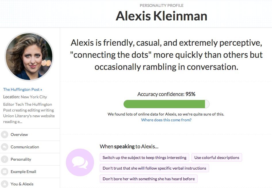 Computer4Rent's tweet image. New app, #crystal wants to change email forever by telling you the best way to communicate w anyone! #app #email