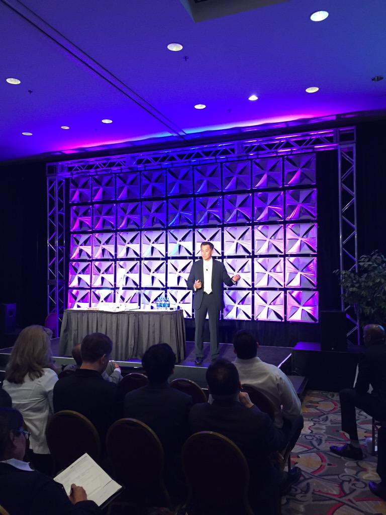 Garvin17's tweet photo. TFA President @GeorgeChuangTA announcing major milestones with TFA at #WFG SMD Academy. http://t.co/tDgZ4dokNR