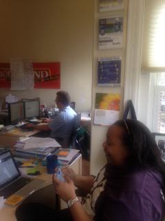 Talana &amp; Geoff at <a href="/SafeAccess/">Americans4SafeAccess</a> getting ready for #Unity15  @WellnessIsWinning #mmot #mmj