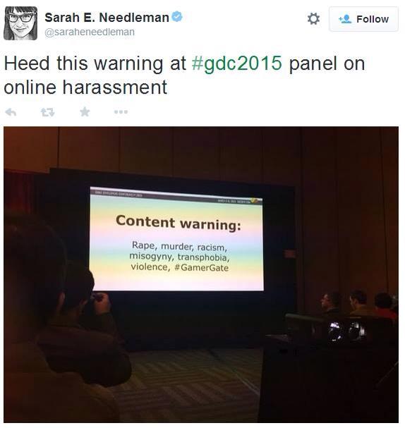 The_Andredal's tweet photo. So #GamerGate is all that? Nice...
#GamerGateIsGreat http://t.co/MWquZSpbCp