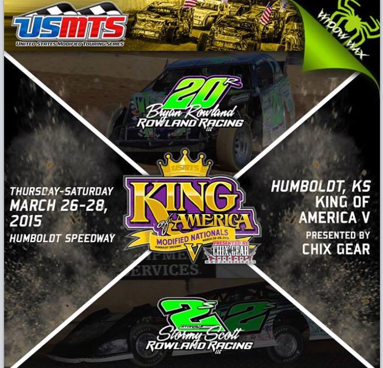 RowlandRacing's tweet photo. Good Luck tonight to @Rowland20r @stormyscott3 @USMTS @HumboldtSpdwy @WorldofDirt @LiveDirtUpdates @WidowWax http://t.co/MPULgIbdrh