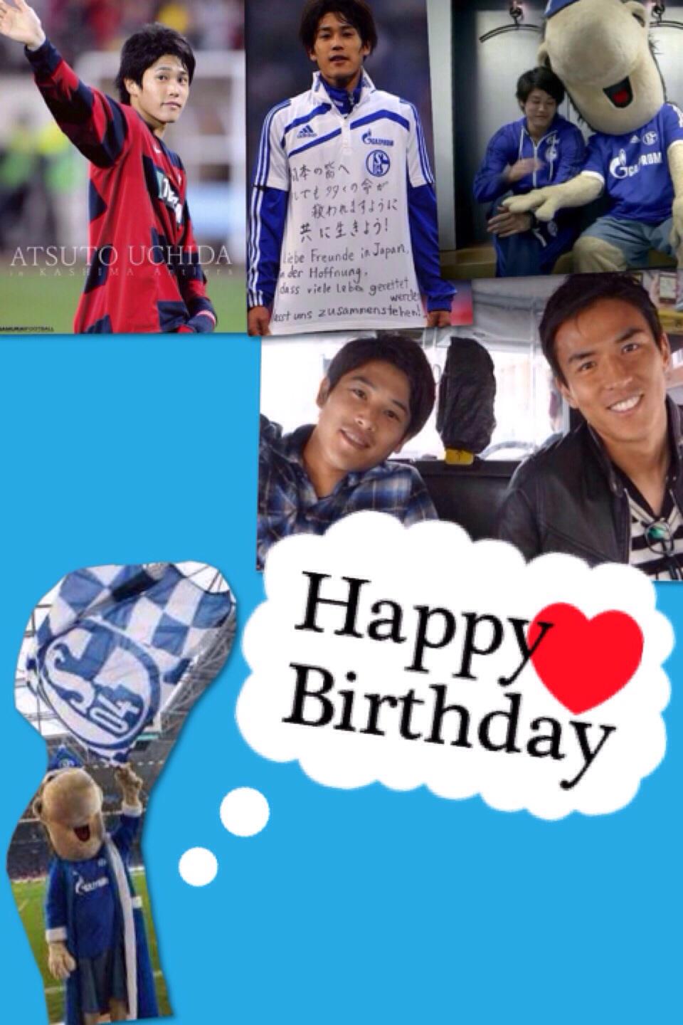 Happy Birthday!!!!Atsuto Uchida.                                           