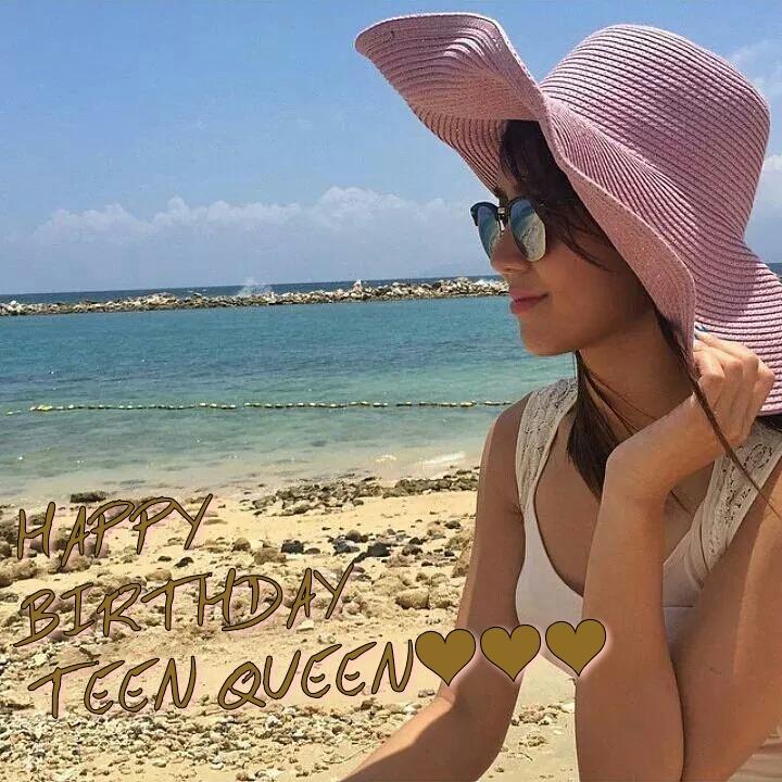 Before it ends.. HAPPY BIRTHDAY to our teen queen KATHRYN BERNARDO       