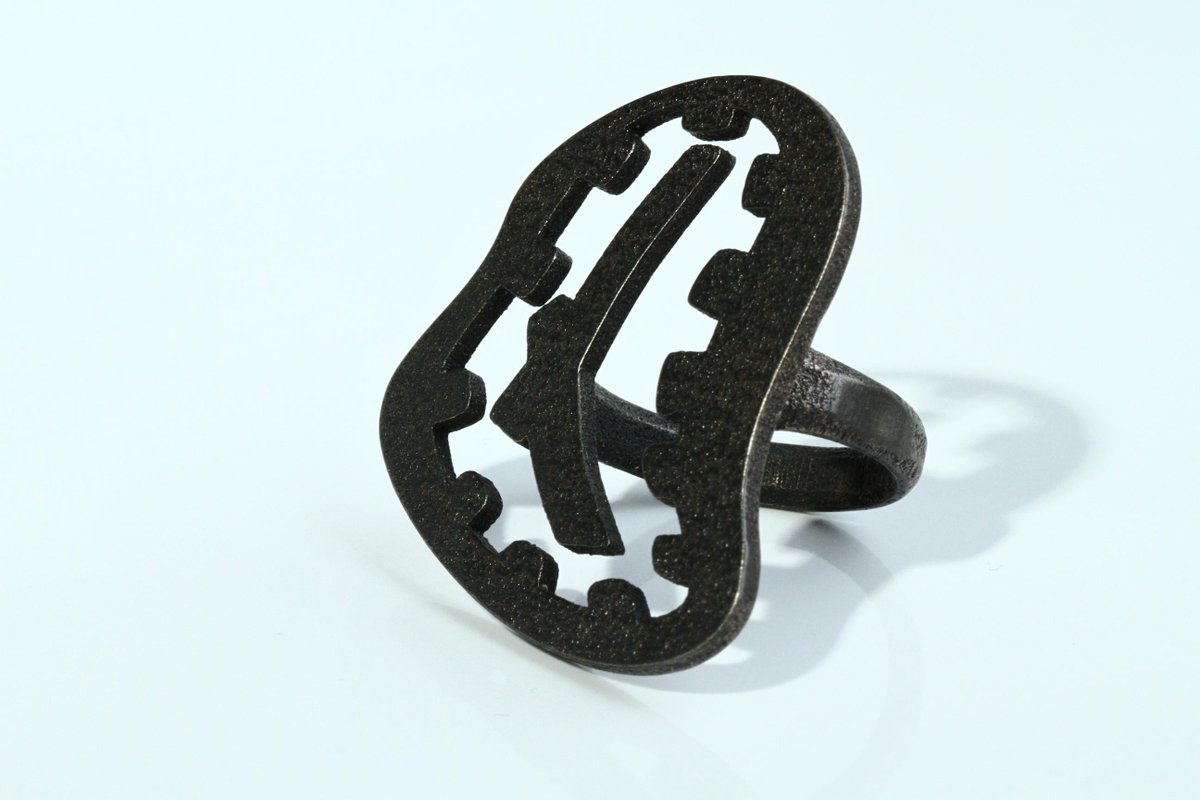 AnythingRing's tweet image. #3dprinting shows that Time is not a linear thing. Look at this Ring made @shapeways! shpws.me/EIrY