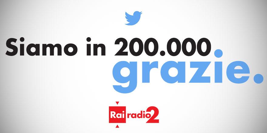 Siamo in 200 mila su #Twitter!
GRAZIE A TUTTI, è bello leggervi ogni giorno :)

@TwitterItalia <a href="/twitter/">Twitter</a>