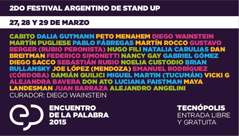 ParqueBi100's tweet photo. Del 27 al 29 de marzo llega el "2do Festival Argentino de #StandUp". #Gratis +info: http://t.co/fwXWuNBotv http://t.co/m3M4B7uaUv