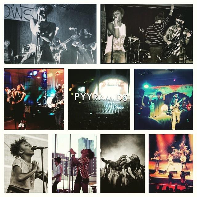PYYRAMIDS's tweet image. #tbt Tour life, TV and festivals with @timothynordwind as @pyyramids with the best band @boshsloan @wesflo85 and @r…