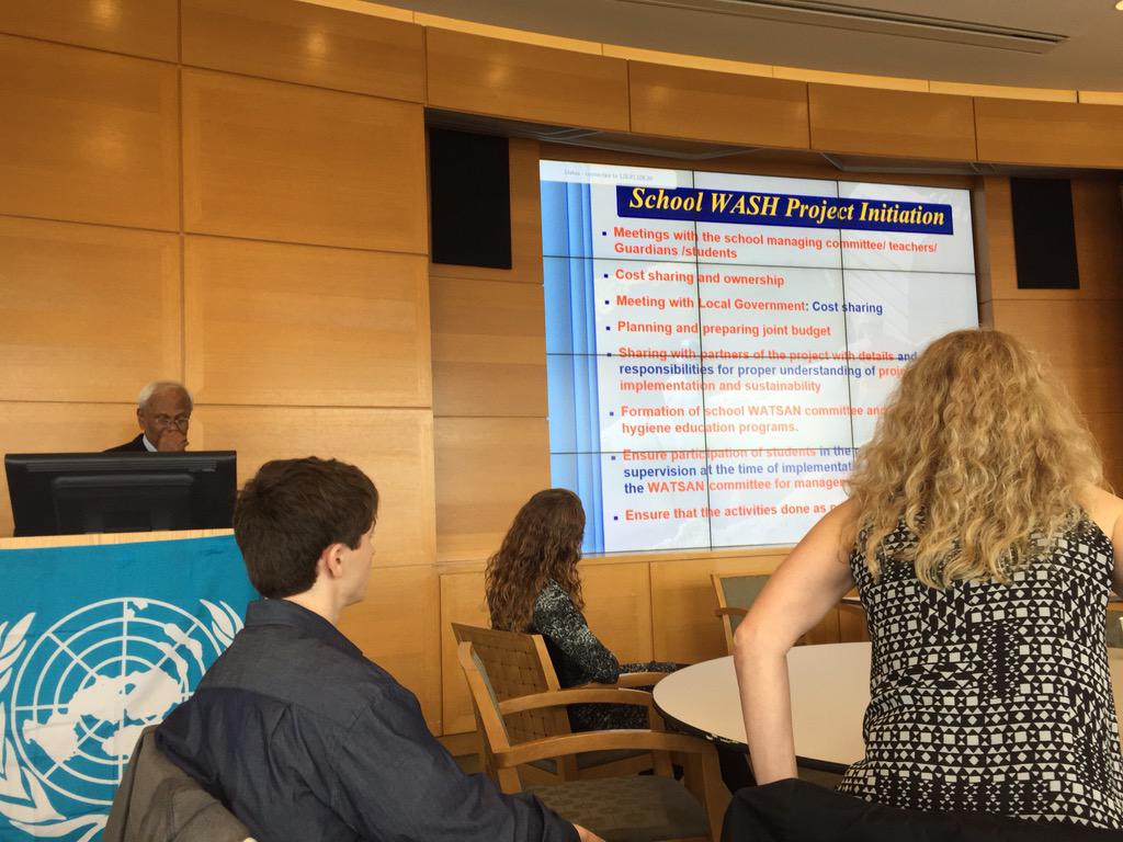 CJBarberEIT's tweet photo. Hearing about WASH(Water, Sanitation, &amp; Hygiene) in Schools on the Global Landscape at #gwa2015 #in @GlobalWaterAlly http://t.co/44TTZCuDvQ