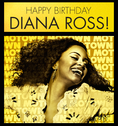 To help us wish a Happy Birthday to the one and only Diana Ross! 