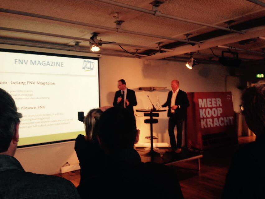 Lancering nieuwe #FNV magazine. 16 unieke edities en 1 uitstraling. Top prestatie in de hele keten.