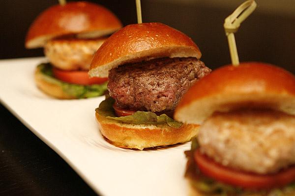 Burger you say? How about the HUB Slider; mini burgers w/ bacon, cheese or mushrooms? Extra napkins included.