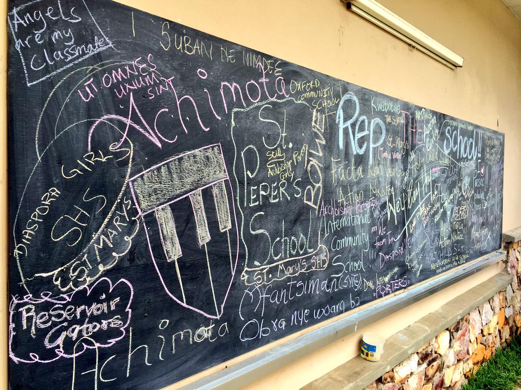 Ashesistudents's tweet image. Close to hundred high schools represented at Ashesi on alma mater day today! We love our diversity! #ASCweek