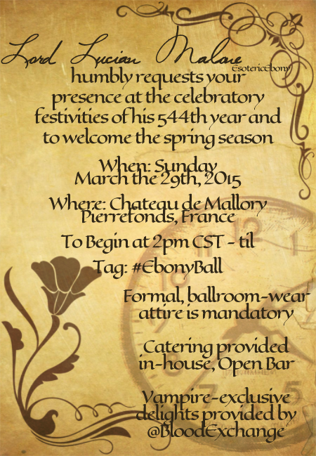 EsotericEbony's tweet photo. 3 days to go until the #EbonyBall! All are welcome to attend, no invitation necessary! http://t.co/cnh8MSAPrG