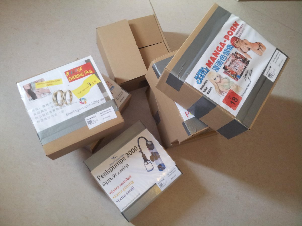 Die ersten Pakete sind erfolgreich verschickt und in  #SchleswigHolstein und #Bayern wird sich fleißig geschämt XD