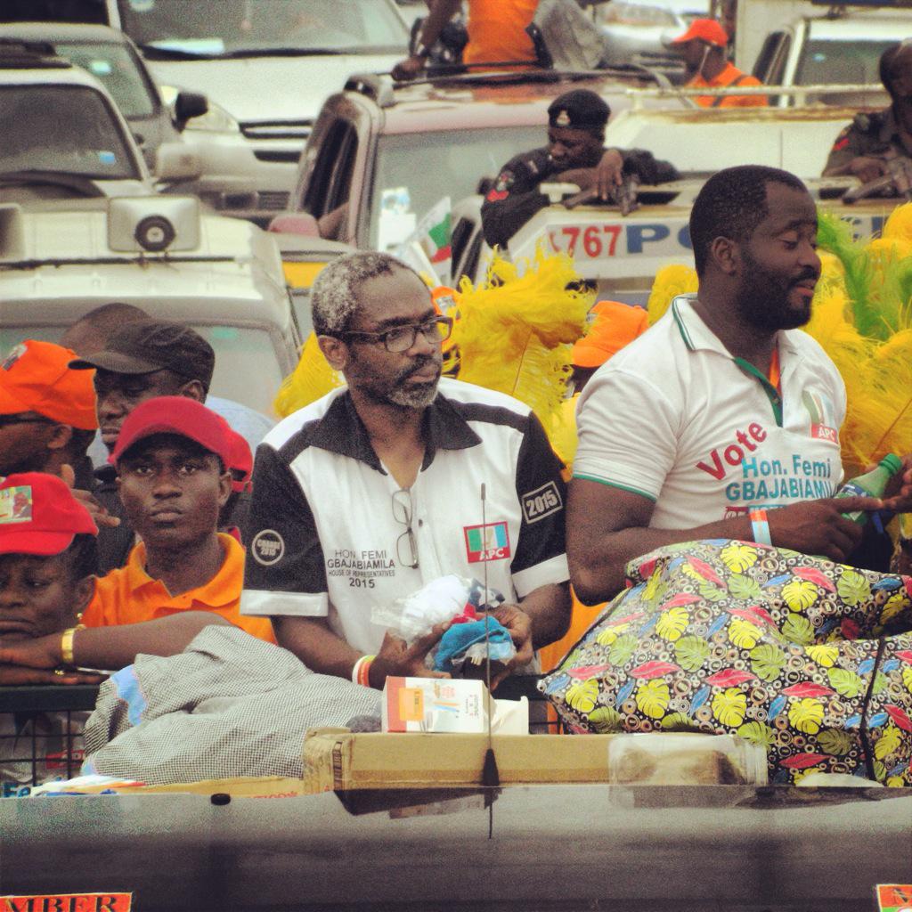 femigbaja's tweet photo. It was a successful Mega Rally. Thanks to all our lovers out there. #RedefiningRepresentation  #VoteAPC http://t.co/q7qJRxuEP0