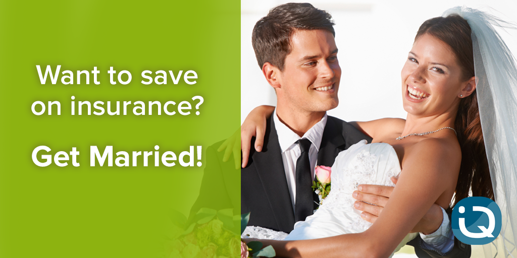 insuranceQts's tweet image. Want to save on #CarInsurance? Get married! Wait, what? Learn why marital status matters: bit.ly/1HNLIGN