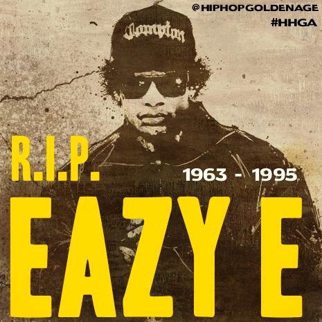 HipHopGoldenAge's tweet photo. Gone 20 years today - Eric 'Eazy E' Wright #RIPEazyE http://t.co/ibz9Rsba2K