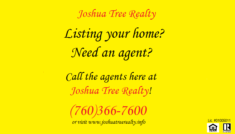 JoshuaTreeHomes's tweet photo. Our agents are ready to assist you today! (760)366-7600
http://t.co/bsZzoIQbFv
#joshuatree #realestate http://t.co/L7OKEBVFxv