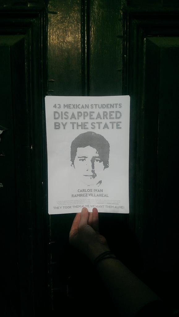 englishpen's tweet photo. 6 months have passed since 43 students were disappeared by the state in Ayotzinapa #mxuk2015 #StudentPENforAyotzinapa http://t.co/s6AEeKv9l1