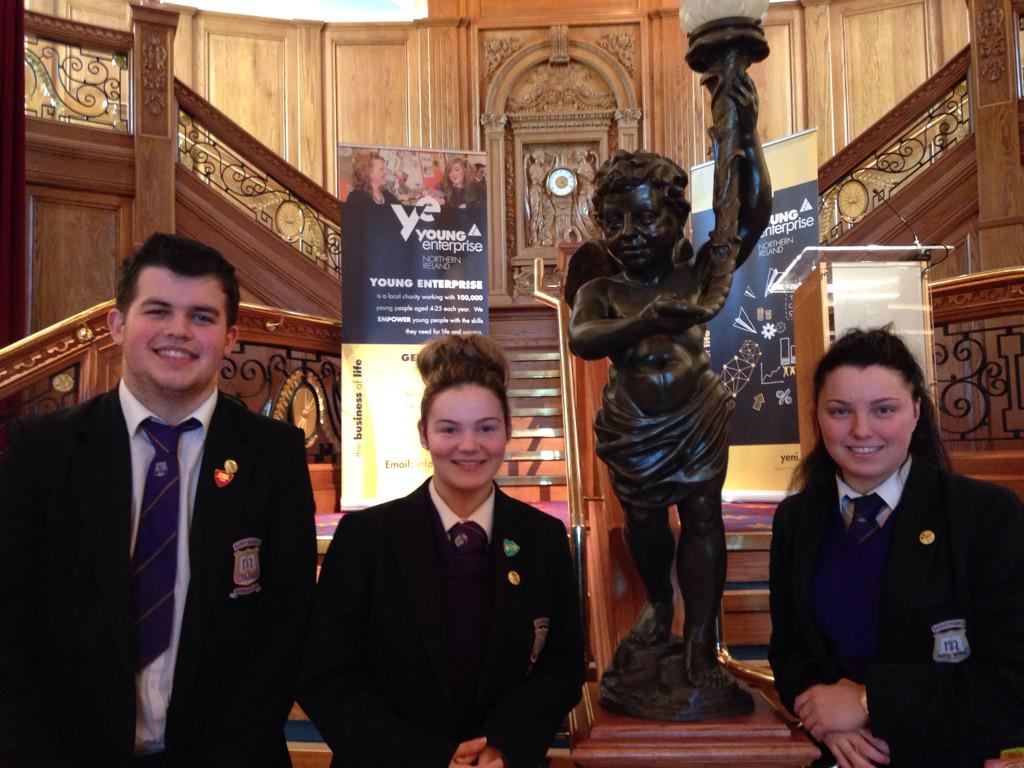 BusinessICTSMH's tweet photo. @stmarkswpoint Cara, Petrina and Conor in the Titanic http://t.co/5dlajMzGWH