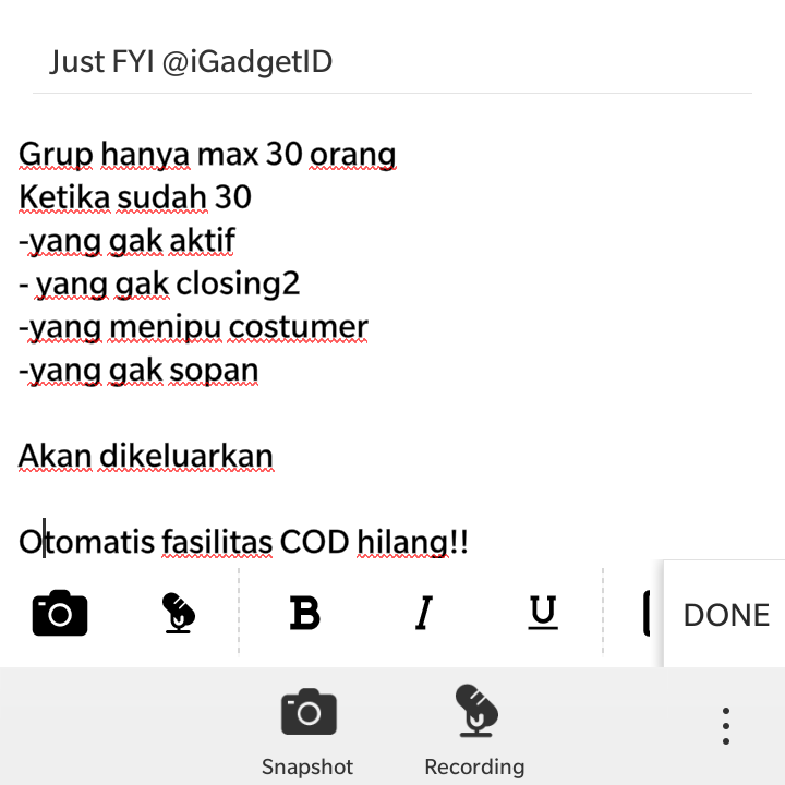iGadgetID's tweet photo. Internetan dapet duit?  join reseller/ join free member kelas internetmarketing terbesar http://t.co/VpVXOkOZlk http://t.co/wSg9eNHTwN