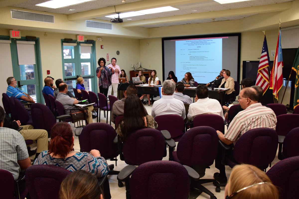 We're in Puerto Rico at the USDA Forest Service facilitating a meeting of the Puerto Rico Recycling Partnership!