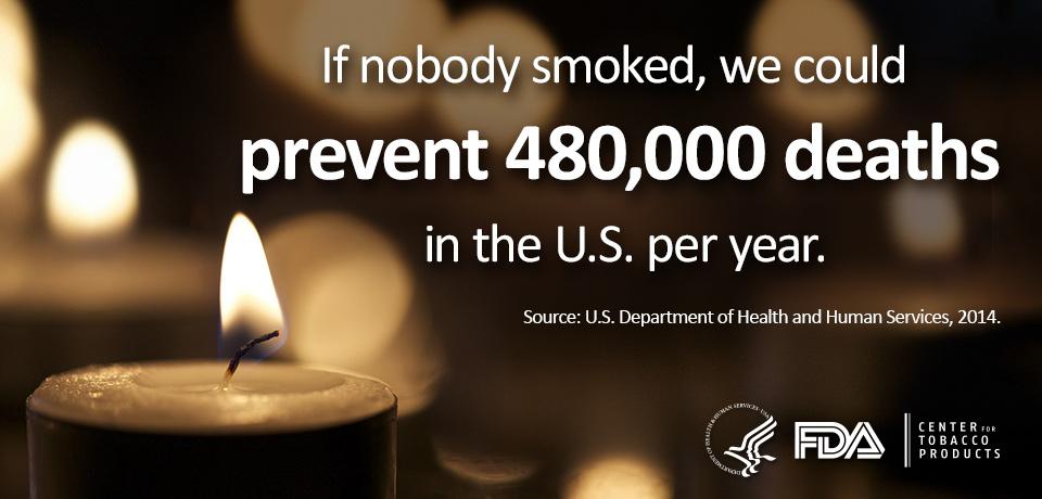mojito0's tweet photo. RT @FDATobacco: If nobody smoked, we could prevent 480,000 deaths from tobacco use in the U.S. per year #TipsTakeover http://t.co/d2D0jzx36U