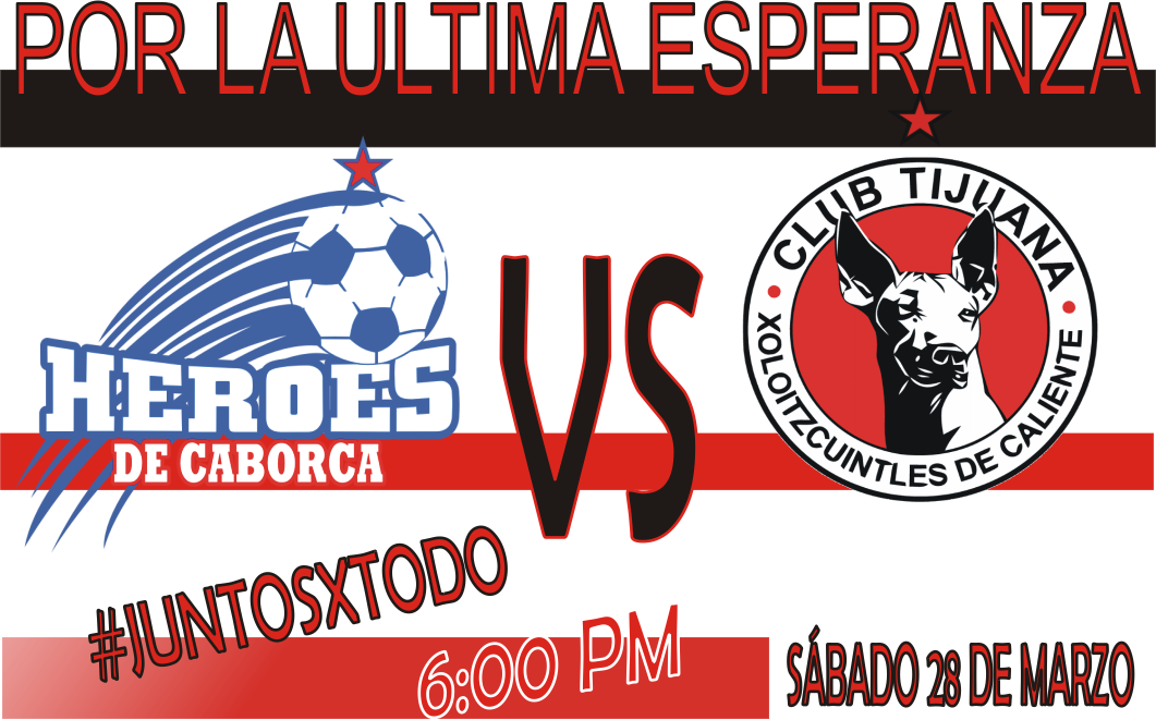 Heroescaborca's tweet photo. Nuestro equipo no pierde la esperanza y juntos lucharemos contra todo este proximo sabado
#siempreconfeyesperanza http://t.co/JCdmTfEKQp