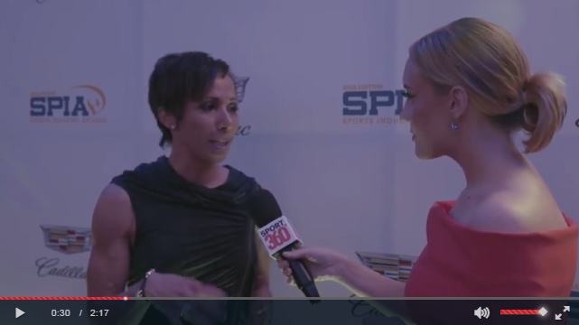 Sport360's tweet photo. VIDEO: @damekellyholmes talks about her delight at being part of #SPIA15 http://t.co/oeoiQ2qtaQ http://t.co/CIrCmZjYBf