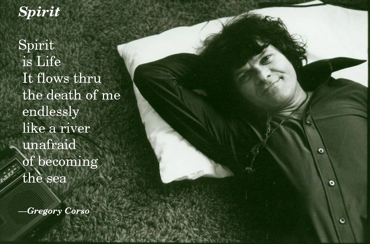 Happy Birthday Gregory Corso! This poem marks his resting place. 