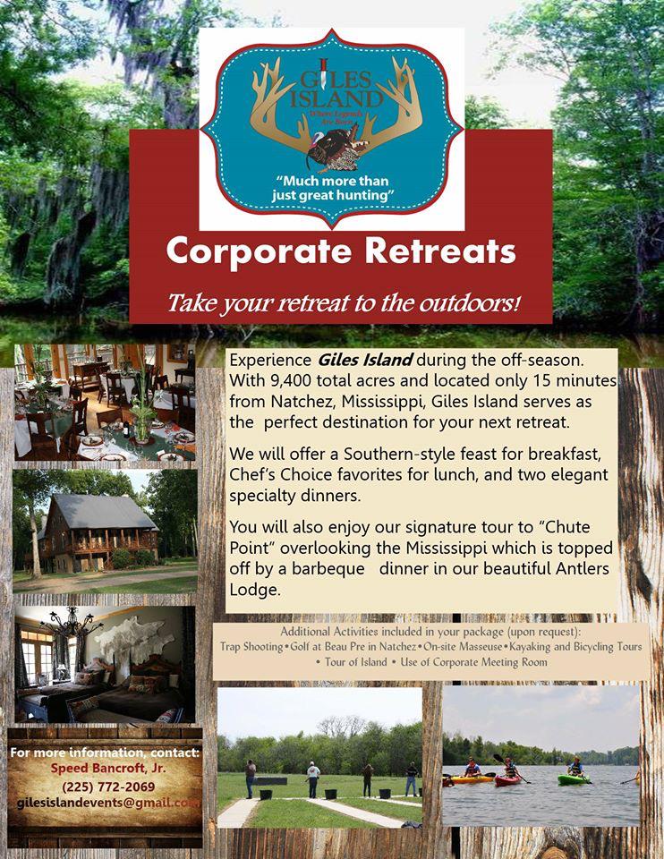 GilesIsland's tweet photo. Corporate Retreats are now offered at Giles Island. http://t.co/U3rihwjbdf