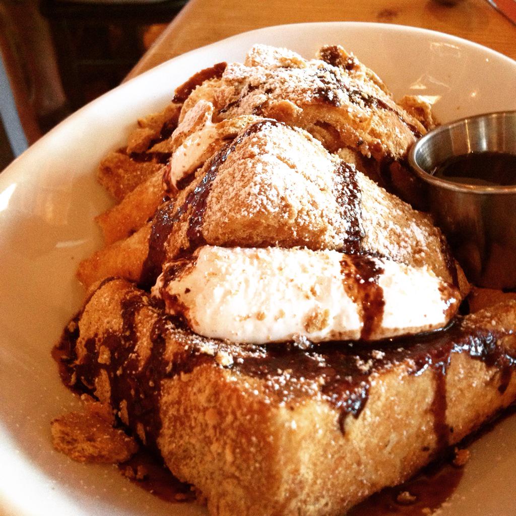 seattlerocker's tweet photo. S'mores French Toast at Prep and Pastry, a terrific restaurant in Tucson. @VisitTucsonAZ @prepandpastry #food #nomnom http://t.co/YZOS8SVuOq