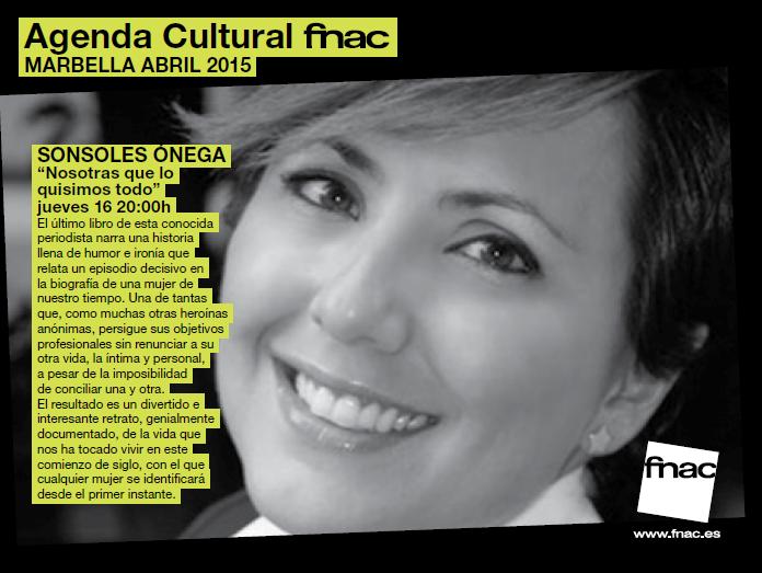FnacMarbella's tweet photo. #Abril está a la vuelta de la esquina y, con él, una nueva agenda cargada de propuestas culturales http://t.co/vQ6nBPNg2y