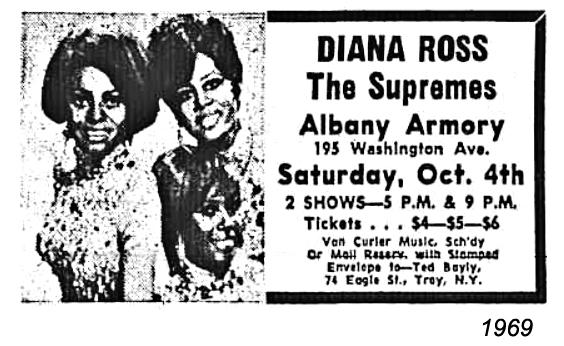 Top ticket was $6! Wow! Happy Birthday  Diana Ross 1969  This Supremes Concert was epic. 