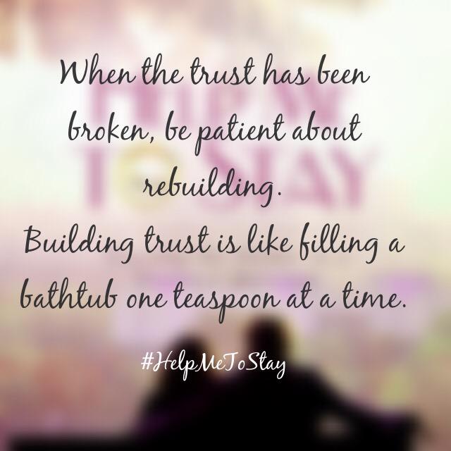 HelpMeToStay's tweet image. Trust broken? #HelpMeToStay will help you trust again. #Marriage #GodlyMarriage #Love 💖💞
