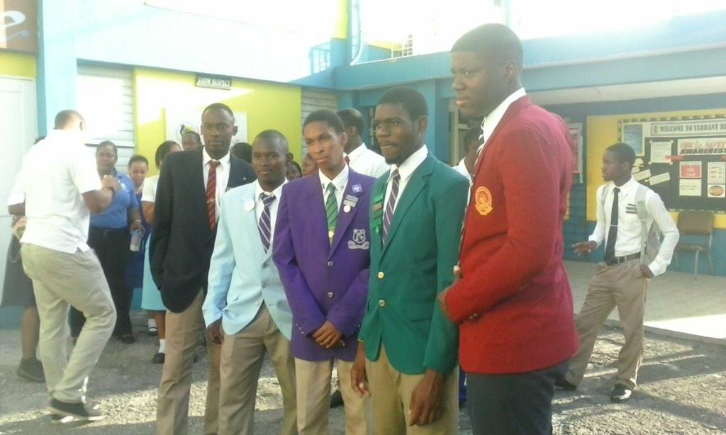 STGCPFC1's tweet photo. Students promoting Peace for Champs http://t.co/uHYyQw5oQH