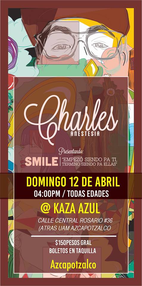 XLBooking's tweet photo. #SaveTheDate Domingo 12 de abril @OficialAns en Kaza Azul (atrás UAM Azcapotzalco). 4 pm $150 general. No falten! http://t.co/57oZ1jsoMd