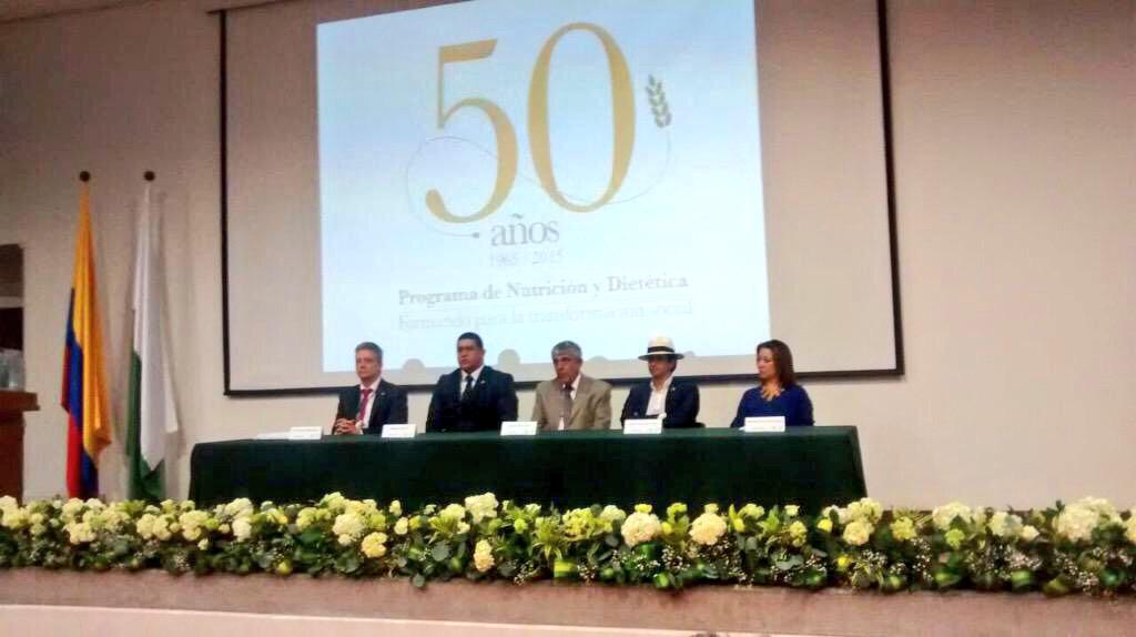 UdeA's tweet photo. De cincuentona está la Escuela de Nutrición y Dietética #UdeA, años de logros y protección internacional http://t.co/My3ju7mTqd