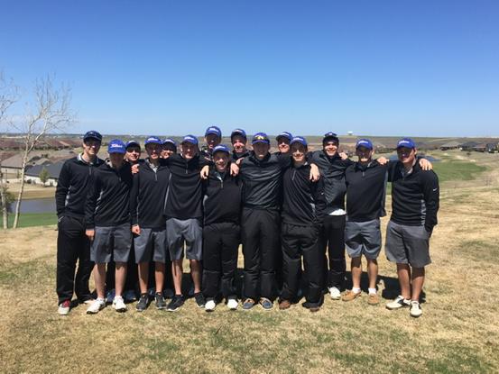 BNHSgolf's tweet photo. Proud of these 15 who battled the elements today at Robson. Hard hats on now! #workleft #districtchampionship http://t.co/tWhiy3n204