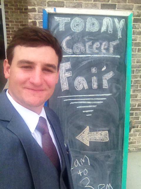 Goldsmith_Shane's tweet photo. Great career fair !!! #networking #hiresandsharks http://t.co/aBEAtZMSz7