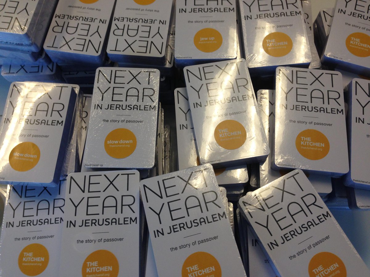 SlowDownJewUp's tweet photo. Make that 18. RT @SlowDownJewUp: Only 60 Next Year in Jerusalem decks left!  http://t.co/9WvVXeWgyg http://t.co/08GCAZmJ77