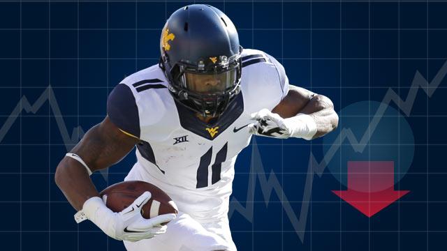 NFL's tweet image. Stock falling?

2 high-profile prospects could be sliding down #NFLDraft boards: at.nfl.com/Tt3R2Gx