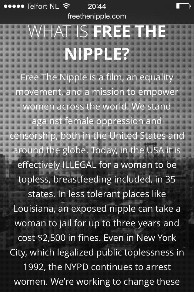 Wat een goed initiatief #FreeTheNipple want waar gaat het over? Vrouwenrechten, zoals #borstvoeding in openbaar