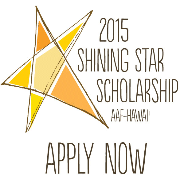 aigahonolulu's tweet image. The deadline for the 2015 Shining Star Scholarship is tomorrow! aafhawaii.com/page-1855802 Mahalo to @AAFHawaii!