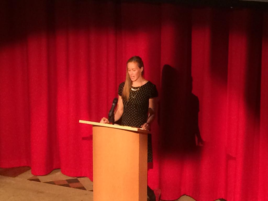 Sharing the stage tonight with Olympic Champion Helen Glover. @ the Godolphin &amp; Latymer Boat Club anniversary ball.