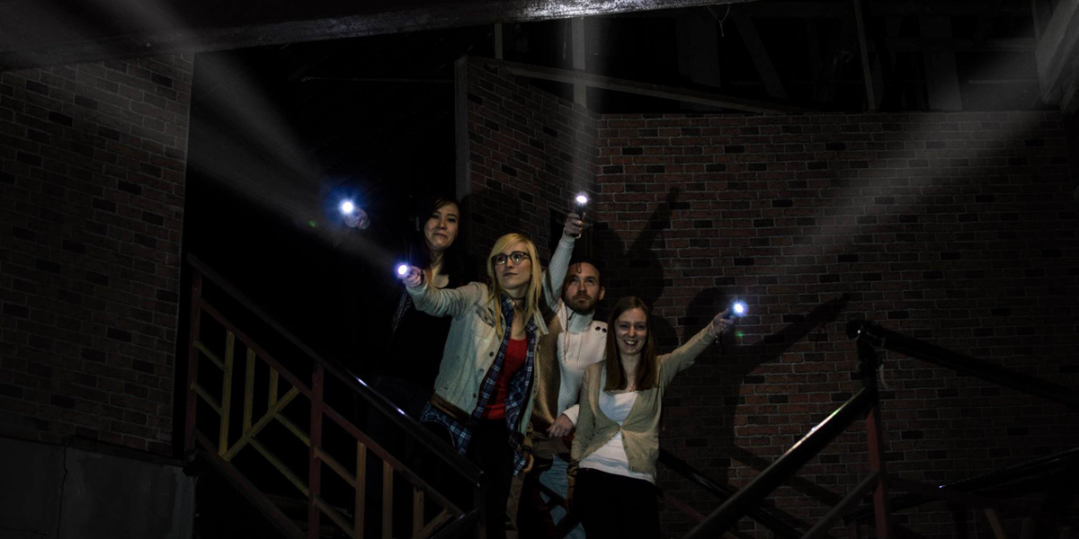 DeepSilverUK's tweet photo. Great pic of our #weeja comp winners from @HauntedEventsUK! Keep vigilant for any remaining ghost activity! http://t.co/qDdnf6NTtN
