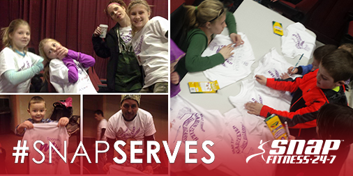 snapfitness's tweet photo. Snap Fitness of Ionia organized the Cabin Fever Family Bizarre to raise money for local cancer patients. #SnapServes http://t.co/i1n8GqwSR1