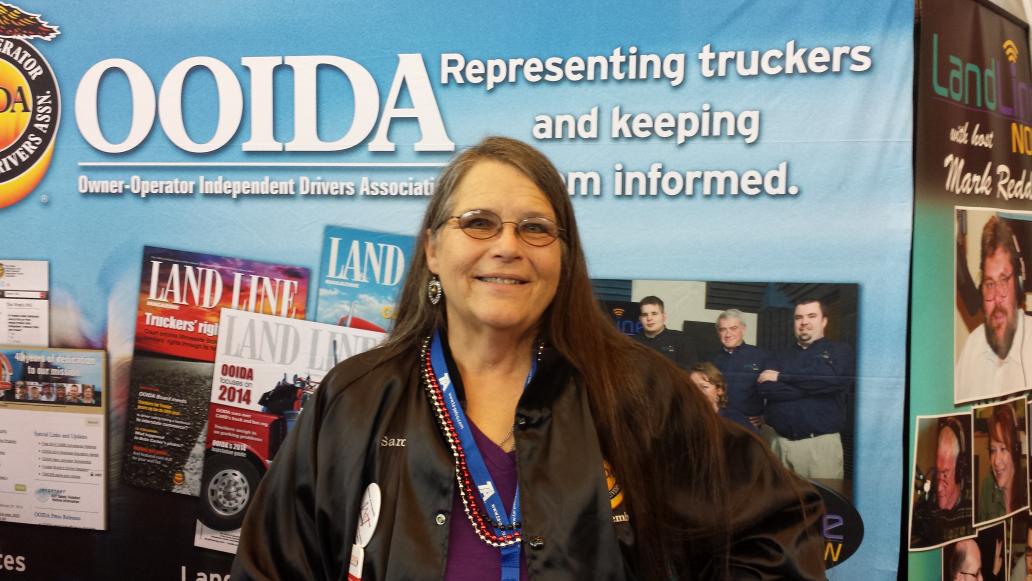 DaveTanner30's tweet photo. Our good friend, OOIDA Life Member Sandy Long at @truckingshow. http://t.co/YJaTkpfOo6