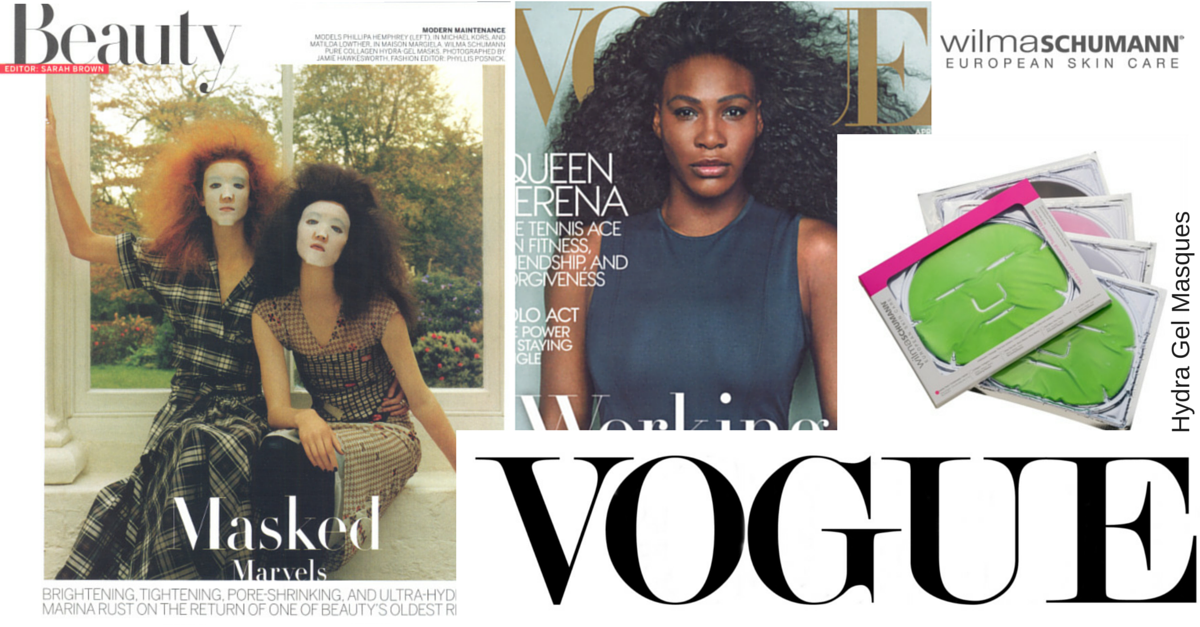 WilmaSchumann's tweet photo. Beauty editors @voguemagazine LOVED our Hydra Gel Masques drenched in Hyaluronic Acid &amp; Collagen #skincare #beauty http://t.co/3wzmMTE66K